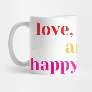 happy easter - love, peace and happy easter Mug
